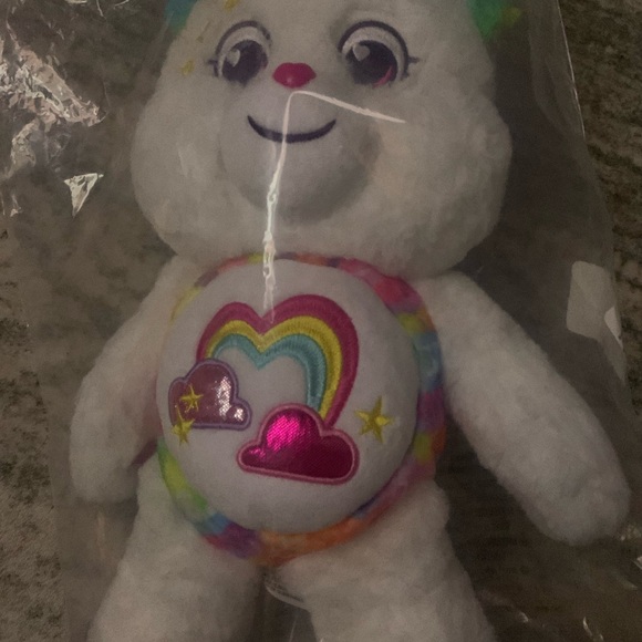 NEW- CARE BEARS TRUE FRIENDS BEAR  Rainbow Plush Bear by Care Bears - Picture 9 of 9